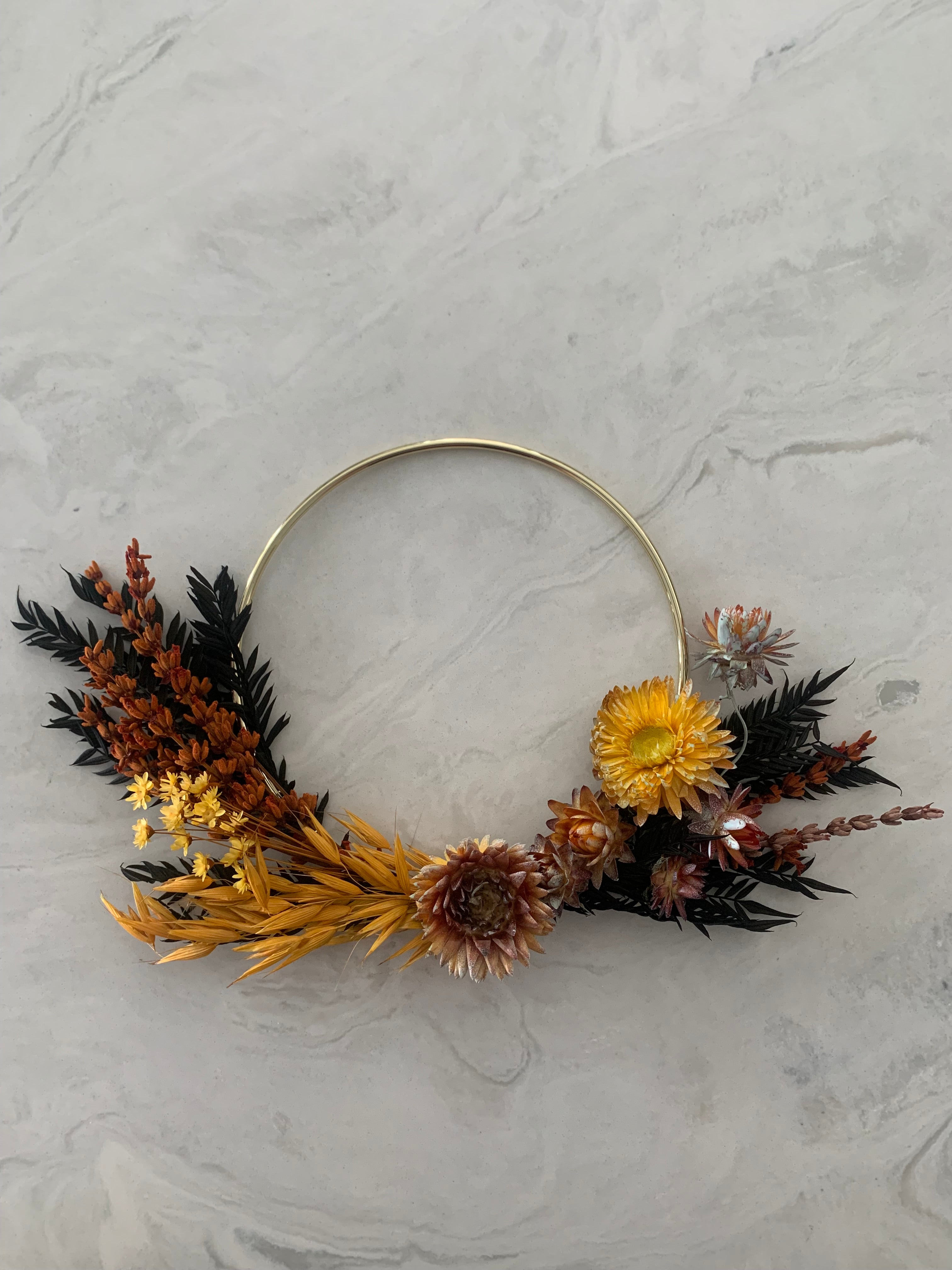 Golden - Mini Gold Hoop Wreath